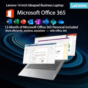 High Performance Lenovo IdeaPad Laptop with Microsoft Office