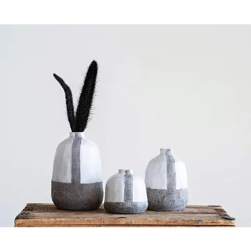 Stylish Creative Co-Op Terracotta Vases Set for Home Decor