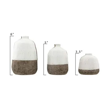 Stylish Creative Co-Op Terracotta Vases Set for Home Decor