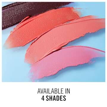 Rimmel London Kind & Free, 003 Pink Heat, Multi-Stick, For Cheeks and Lips, Hydrating, Buildable Color, Vegan Formula, Clean Formula, 0.18oz