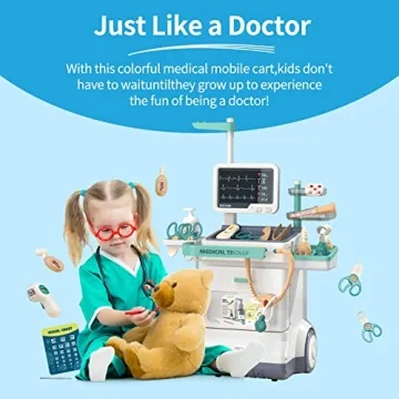 Deejoy Kids Doctor Kit with Lights and Accessories