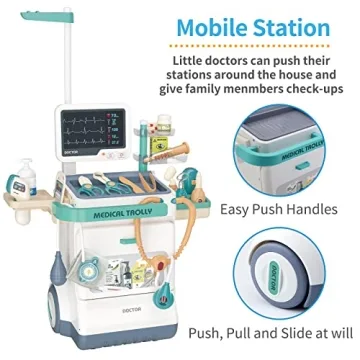 Deejoy Kids Doctor Kit with Lights and Accessories
