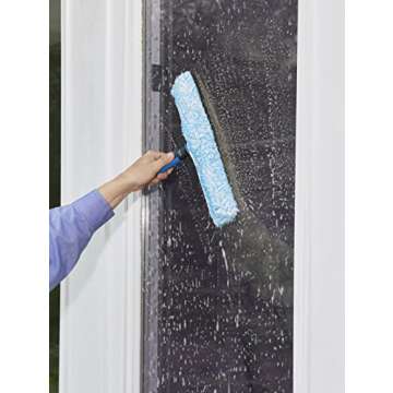 Unger Professional Performance Grip Window Cleaner Scrubber, 14"