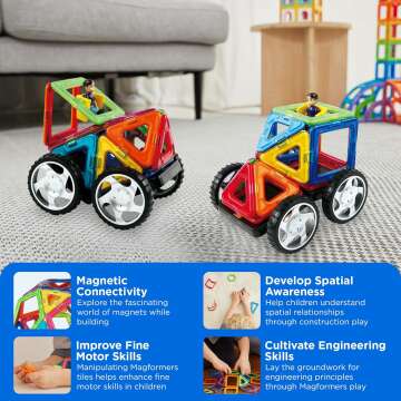 Magformers Vehicle Wow Set - Magnetic STEM Fun!