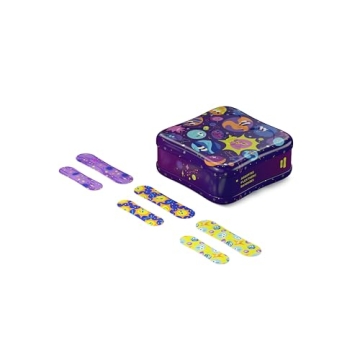 Welly Fun Fabric Bandages in Colorful First Aid Tin