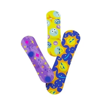 Welly Fun Fabric Bandages in Colorful First Aid Tin