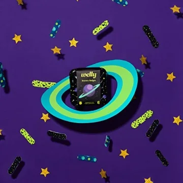 Welly Fun Fabric Bandages in Colorful First Aid Tin