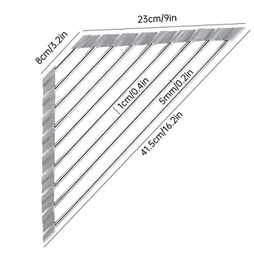 Tomorotec Triangle Roll-Up Dish Drying Rack - Space Saver