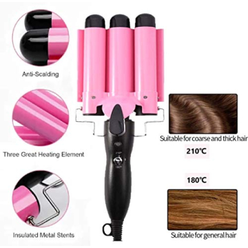 MODVICA Jumbo Barrel Curling Wand for Perfect Waves