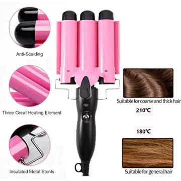 MODVICA Jumbo Barrel Curling Wand for Perfect Waves