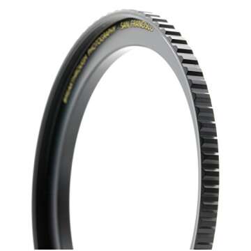 Breakthrough Photography 67mm to 77mm Step-Up Lens Adapter Ring for Filters, Made of CNC Machined Br...