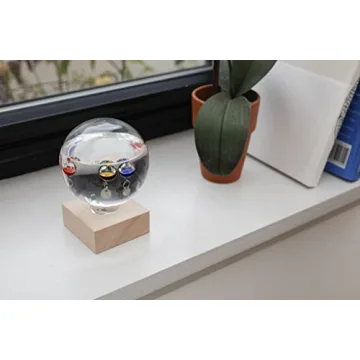 Kikkerland ST84 Galileo Thermometer with Colorful Globes