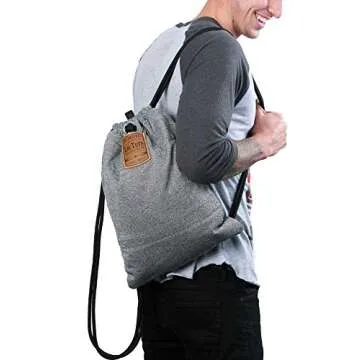 LOCTOTE Flak Sack - The Original Theft-Resistant Drawstring Backpack | Anti-theft | Theft-Proof Travel Backpack | Lockable | Slash-Resistant