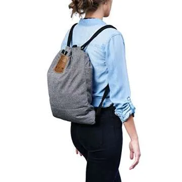 LOCTOTE Flak Sack - The Original Theft-Resistant Drawstring Backpack | Anti-theft | Theft-Proof Travel Backpack | Lockable | Slash-Resistant