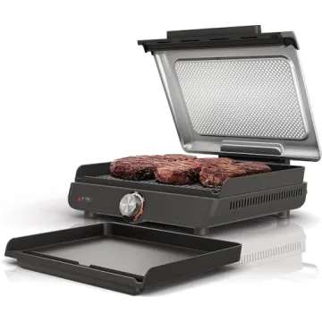 Ninja GR101 Smokeless Indoor Grill & Griddle Bundle