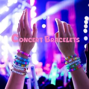 Gionlion 4200Pcs Pony Beads for Bracelet Making Kit, 48 Colors Kandi Beads Bracelet Kit, 2500pcs Rainbow Candy, 1700pcs Friendship Letter Beads with 20 Meter Elastic Strings for Jewelry Making