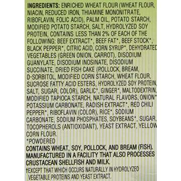 Nongshim Hot & Spicy Instant Ramen Noodle Bowl Soup Mix, 6 Pack, Includes Fish Cakes, Crisp Carrot & Green Onion Topping