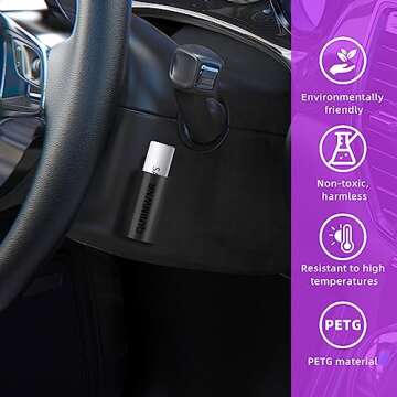 QUIINWNR Lip Balm Holder for Car - Easy Storage Accessory