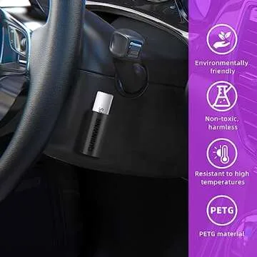 QUIINWNR Lip Balm Holder for Car - Easy Storage Accessory