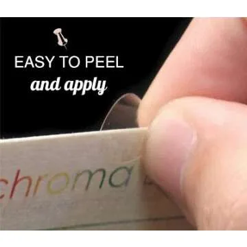 Performore Crystal Clear 1.5" Round Stickers - 1000 Per Roll