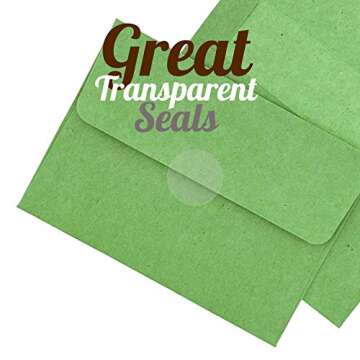 Performore Crystal Clear Transparent 1.5" Round Stickers, Envelope Tab Sealer and Retail Package Round Clear Seal Labels Self Adhesive Stickers, 1000 Stickers Per Roll