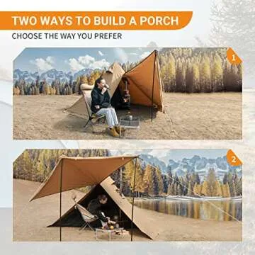 KingCamp Hot Tent - Durable, Warm & Spacious Camping Comfort