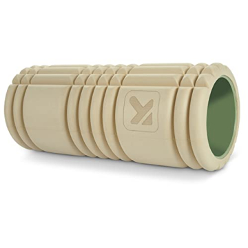 TRIGGERPOINT Performance Therapy Grid Patented Multi-Density Foam Massage Roller (30% Renewable Materials) Exercise, Deep Tissue Muscle - Muscle Pain&Tightness, Improves Circulation (13"), Tan