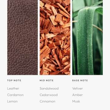 Premium Aroma360 Fragrance Oil with Leather Sandalwood Amber 50mL