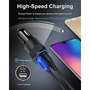 Fast AILKIN 30W PD USB C Car Charger for iPhone & More
