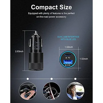 Fast AILKIN 30W PD USB C Car Charger for iPhone & More