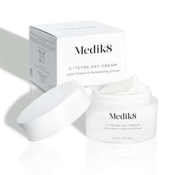 Medik8 C-Tetra Day Cream - Lipid Vitamin C Face Cream - Hydrates, Smoothens and Brightens - Luminous and Lightweight Face Moisturizer - 1.7 oz