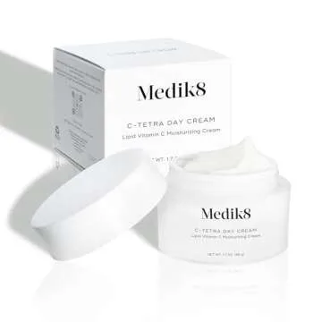 Medik8 C-Tetra Day Cream - Lipid Vitamin C Face Cream - Hydrates, Smoothens and Brightens - Luminous and Lightweight Face Moisturizer - 1.7 oz