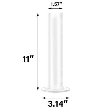 Clear Scrunchie Holder Stand, Acrylic Hair Ties Organizer for Teen Girls Gifts