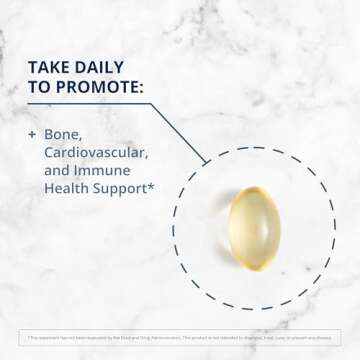 Metagenics Vitamin D3 5000 - for Immune Support, Bone Health & Heart Health* - High Potency Vitamin D - Non-GMO - Gluten-Free - 120 Softgels