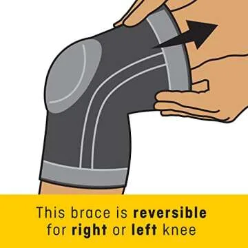 FUTURO Ultra Performance Knee Stabilizer, Ideal for Sprains, Strains, and General Support, Large