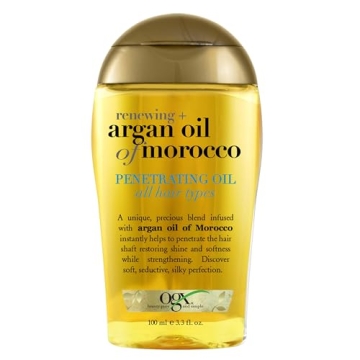 OGX Renewing + Argan Oil of Morocco Penetrating Hair Oil Treatment, Moisturizing & Strengthening Sil...