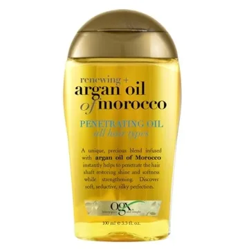 OGX Renewing + Argan Oil of Morocco Penetrating Hair Oil Treatment, Moisturizing & Strengthening Sil...