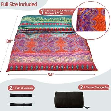 MAXYOYO Bohemian Retro Mattress - Versatile Futon for Comfort & Style