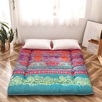 MAXYOYO Bohemian Retro Mattress - Portable Comfort for All