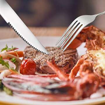 21-Piece Aosbos Silverware Set - Perfect for Dining