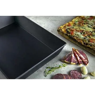 LloydPans Kitchenware 10 Inch by 14 Inch Detroit Style Pizza Pan - PSTK