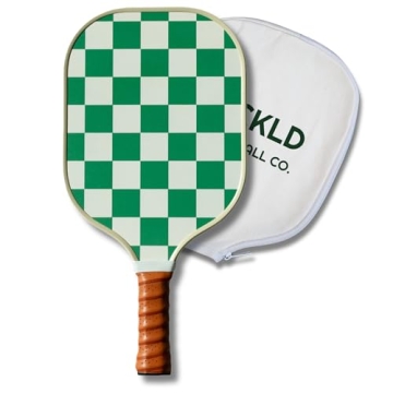 PICKLD Stylish Premium Pickleball Paddle Racket | Durable Fiberglass Surface | Honeycomb Core | Exce...