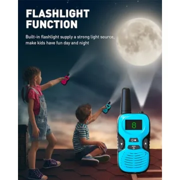 Hetyue Kids Walkie Talkies with Long Range - 4 Pack