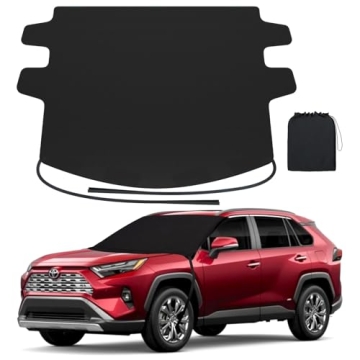 REEVAA Upgraded All-Weather Car Windshield Cover for Ice & Snow
