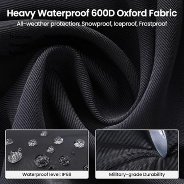 REEVAA Car Windshield Cover for Ice & Snow, Medium