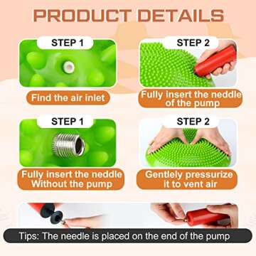 6 Vibrant Wobble Cushions for Active Seating Support and Balance