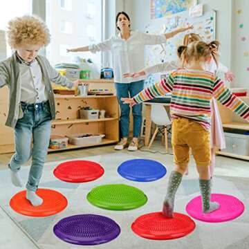 6 Vibrant Wobble Cushions for Active Seating Support and Balance