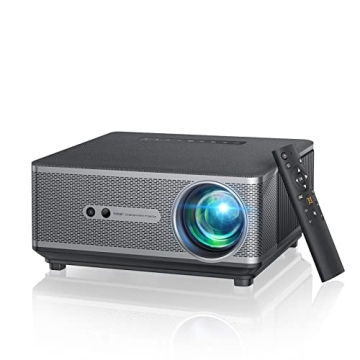 YABER K1 Projector - 650 ANSI Ultra Bright Home Theater with WiFi 6 and Bluetooth, Native 1080P & 4K...