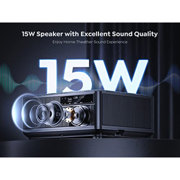 YABER K1 Projector - 650 ANSI Bright Home Entertainment Pro