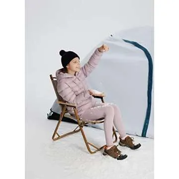 BALEAF Girls Fleece Lined Winter Leggings for Active Kids